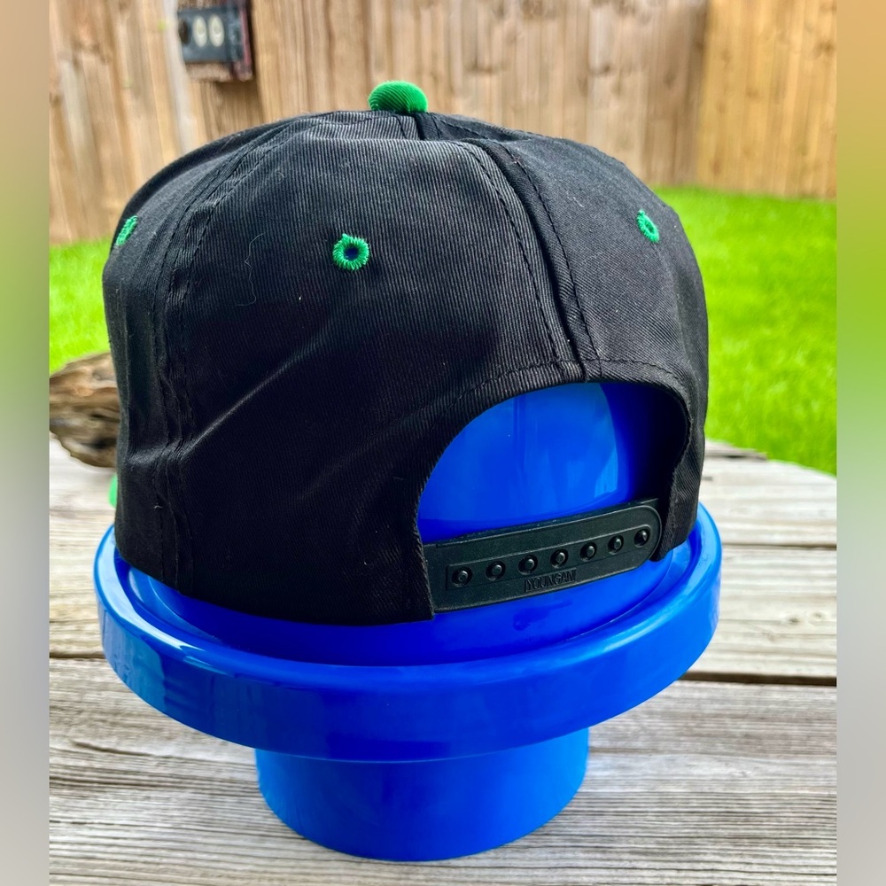 NASCAR Racing‎ Hat Interstate Batteries # 1 Black & Green SnapBack Cap Vintage - Picture 4 of 6